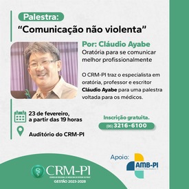 Palestra abordará temas de oratória e comunicação para o público